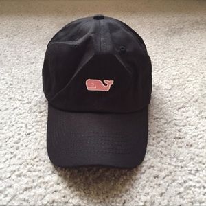 Black Vineyard Vines Baseball Cap